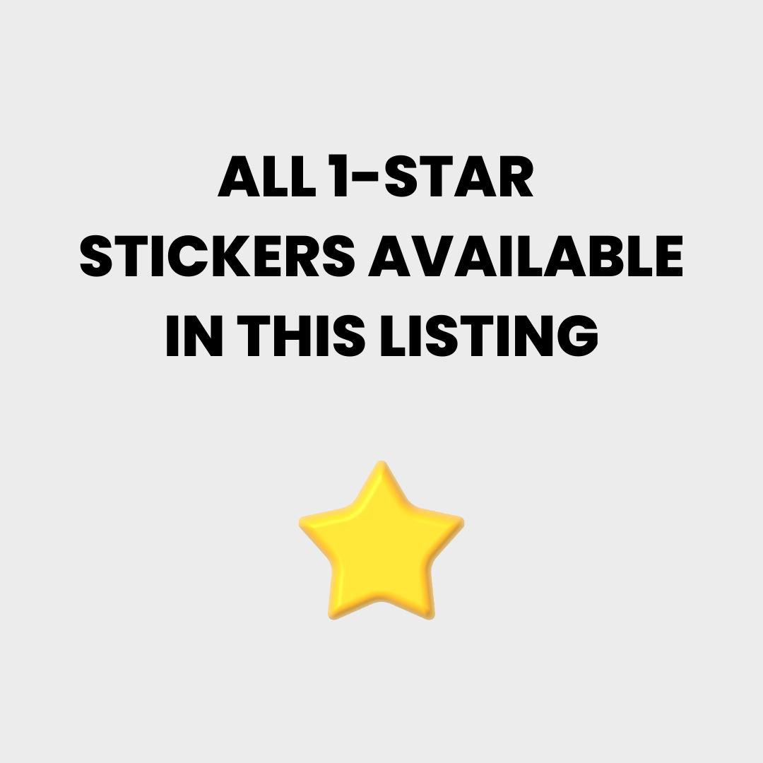 1⭐stickers